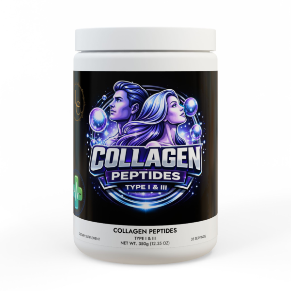 Collagen Peptides Type I & III Supplement (350g, 12.3oz)