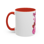 Fight Like a Queen Breast Cancer Awareness Coffee Mug – Pink Ribbon Accent Mug - Image 15