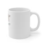 Minimalist Line Art Face Ceramic Coffee Mug — 11oz & 15oz - Image 3
