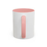 Floral Rose Accent Coffee Mug — Orange & Blush Bouquet Design (11/15 oz) - Image 12
