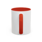 Floral Rose Accent Coffee Mug — Orange & Blush Bouquet Design (11/15 oz) - Image 16