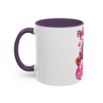 Fight Like a Queen Breast Cancer Awareness Coffee Mug – Pink Ribbon Accent Mug - Image 35