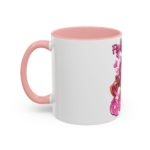 Fight Like a Queen Breast Cancer Awareness Coffee Mug – Pink Ribbon Accent Mug - Image 11