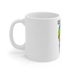 Travel Mug 11oz – "Catch Flights Not Feelings" Black Women Luggage Coffee Cup - Image 2